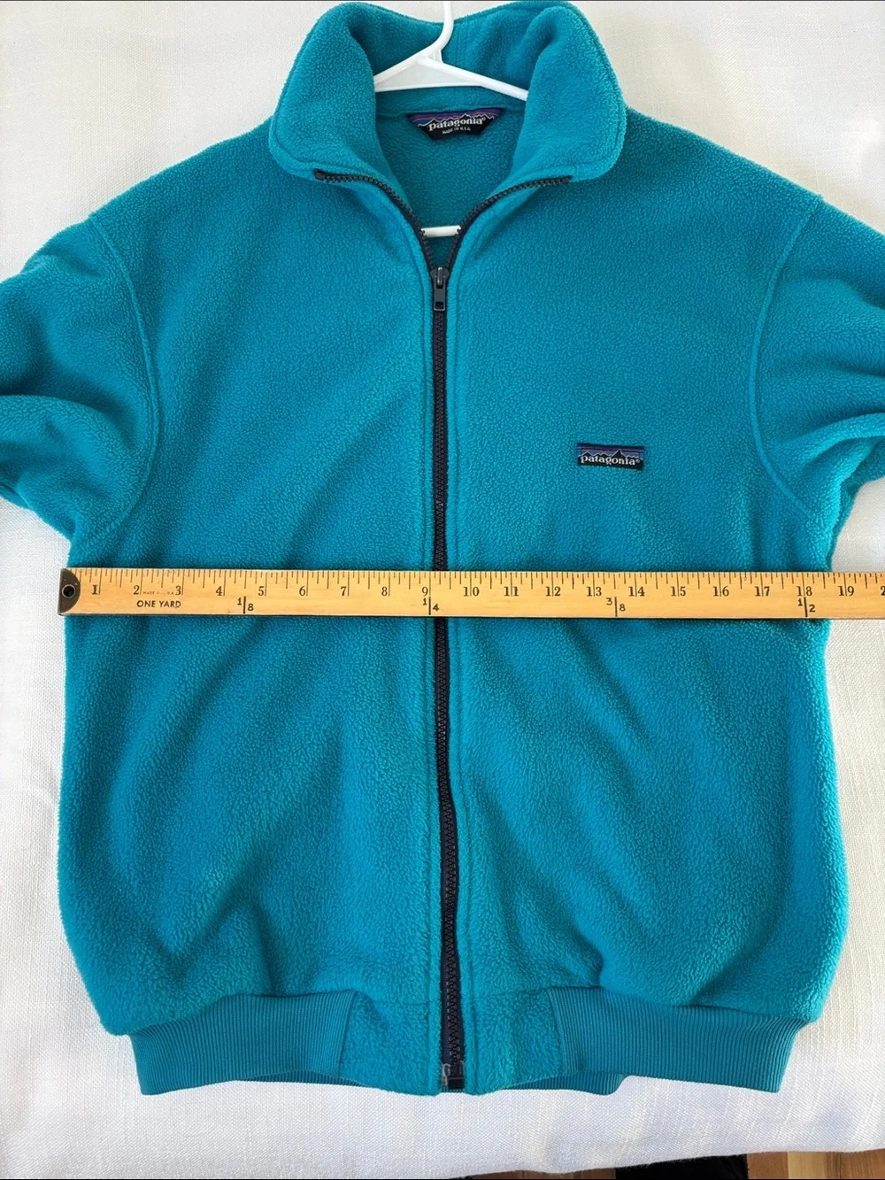 Patagonia Vintage Teal Zip-Up Fleece Jacket -421sku